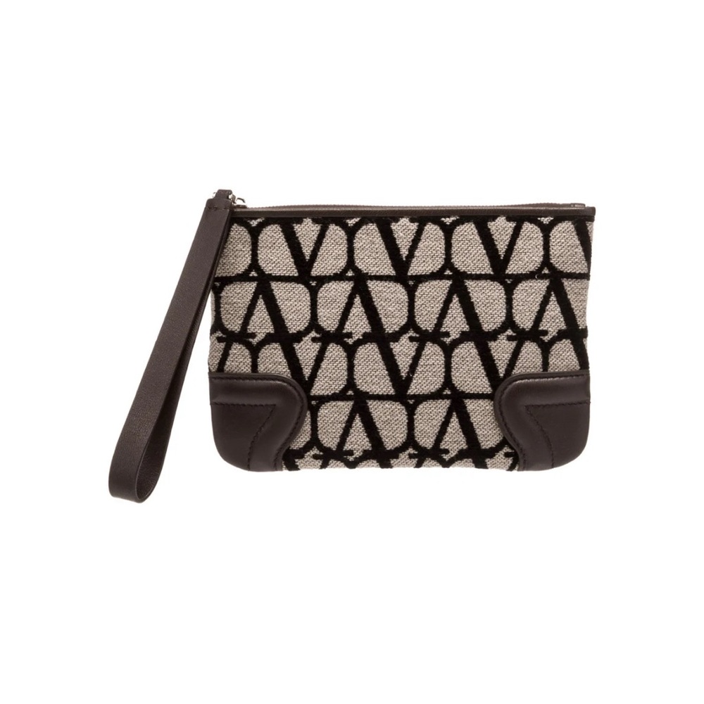 Valentino Toile Vlogo Clutch